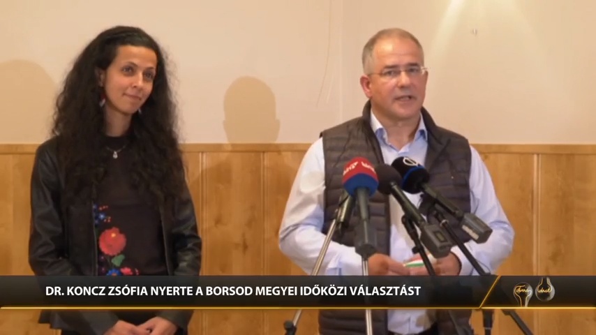 Dr. Koncz Zsófia nyerte a Borsod megyei időközi választást