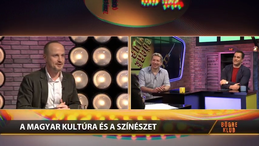 Bögre klub – Zámbori Soma – Amerika kapitány verset szavalt a Pesti TV-ben