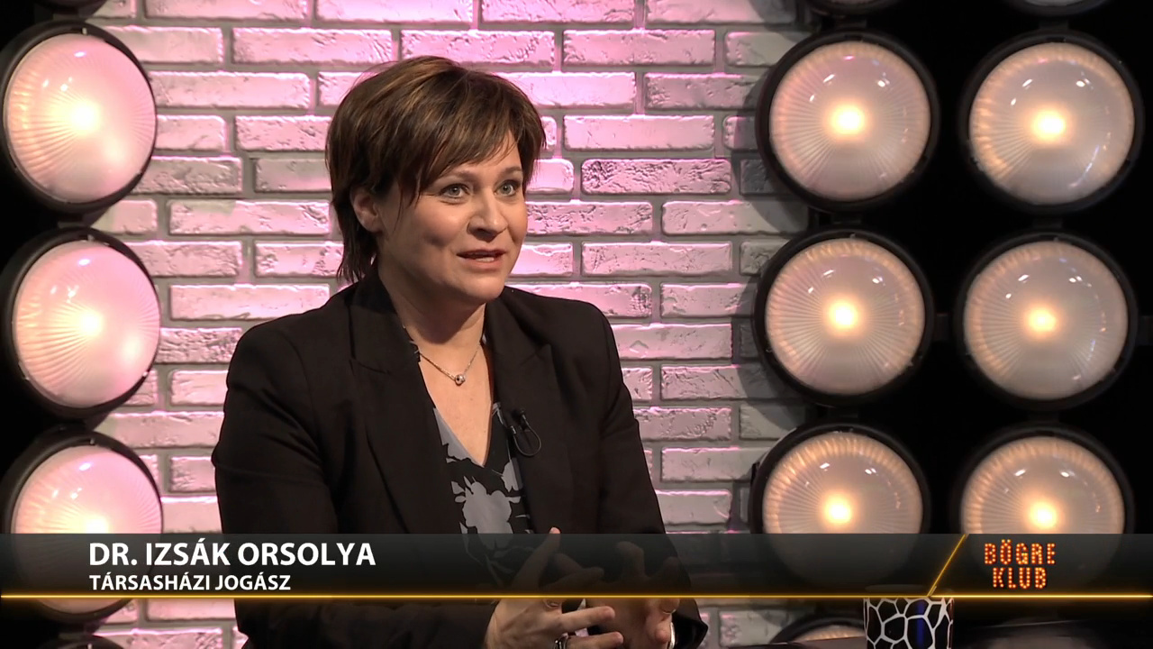 Bögre Klub - Dr. Izsák Orsolya - Társasházi konfliktusok